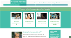 Desktop Screenshot of ondinawellness.com